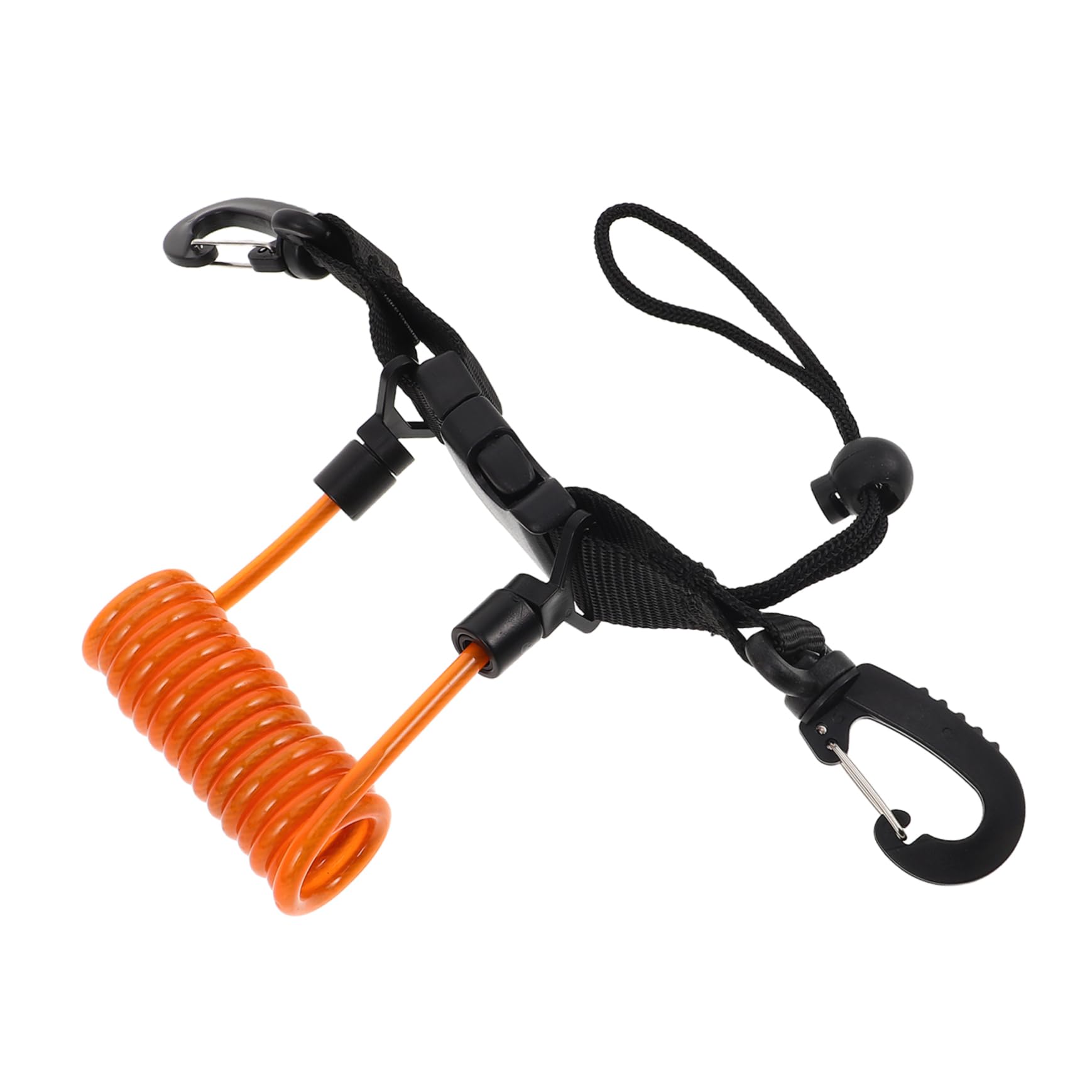 SWOOMEY Diving Camera Rope Clamping Fire-fighting Equipment Bushy Tie Spray Storage Rack Hook Storage Rack Hooks Decoration Red Positioning Beads Prop Deer Head Belt Black Steel Wire