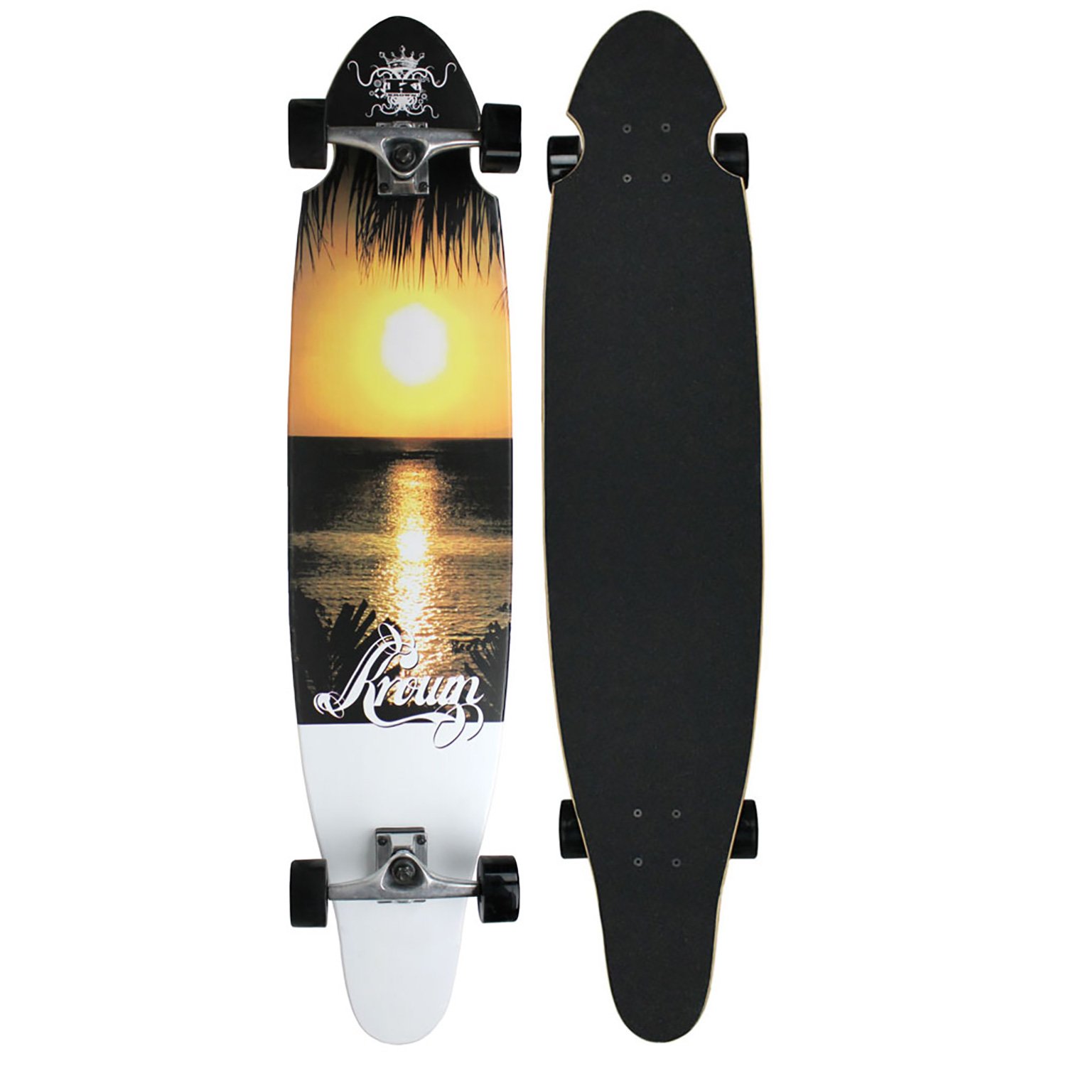 Moose Krown Kicktail Longboard Complete