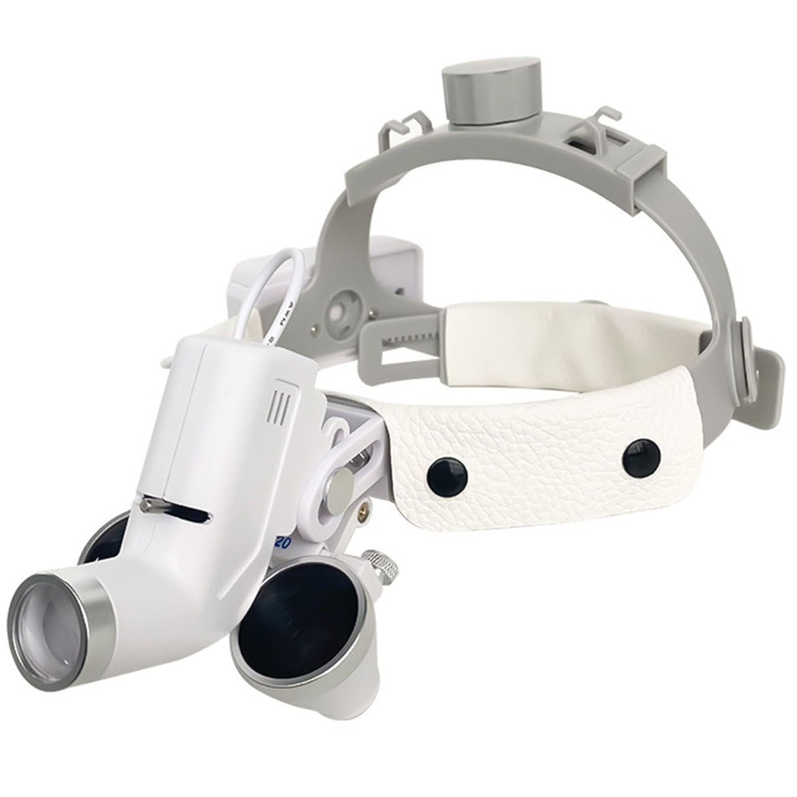 Lenti dentali con faro LED senza fili, ingrandimento 2,5X/3,5X, lente d'ingrandimento binoculare per odontoiatria, chirurgia e uso in laboratorio