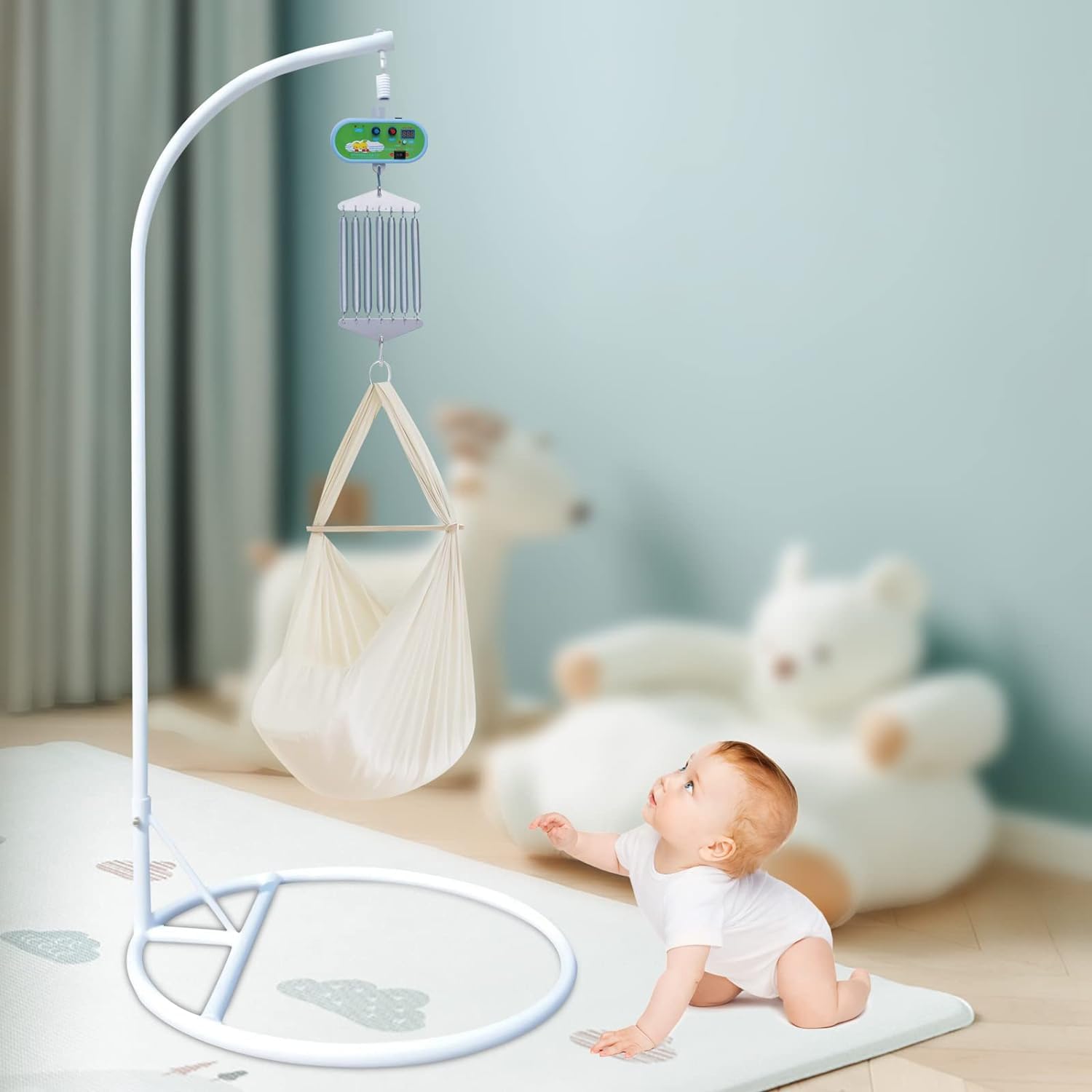 Elektrische Babyschaukel Controller,Federwiege Motor,Hängende Elektrische Wiegensteuerung,Geräuscharm Einstellbarem Elektrische Babyschaukel, Für Federwiege & Hängematte