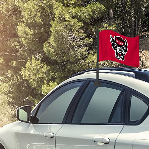 Rico Industries FGK1906 Nfl San Francisco 49Ers Alternate Car Flag W' Black Pole Double Sided Car Flag thumb #3