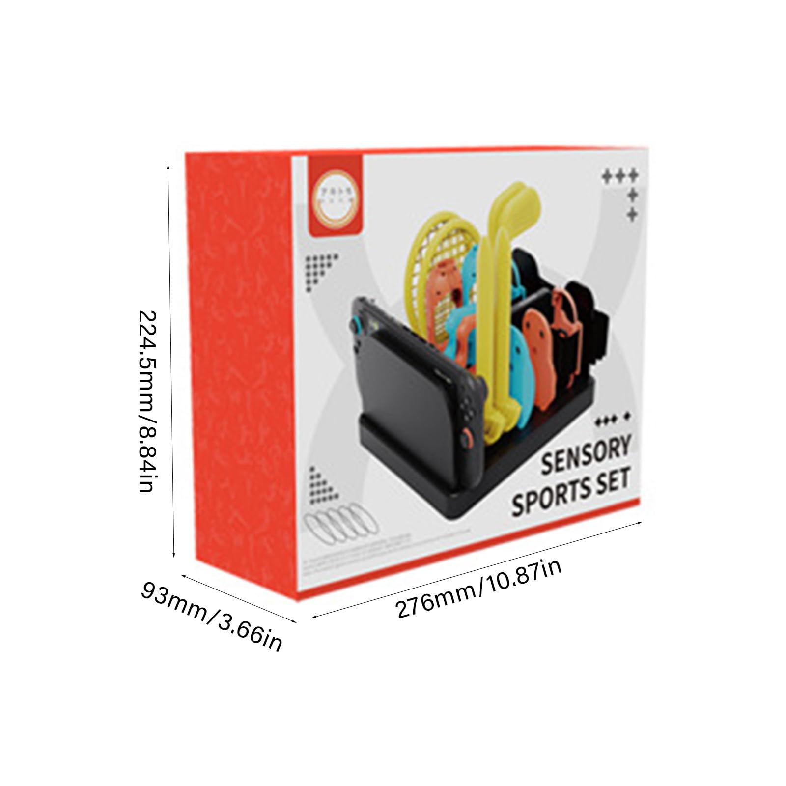 Generisch Grip Motion Controllers Set: 18 Sportoptionen für Familienspaß und Design Ergonomisches Motion Controllers Multiplayer Spiel