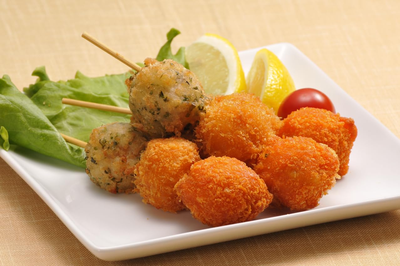 Amazon | [冷凍] ケーオー産業 海鮮団子串(たこ・えび・いか) 450g×4