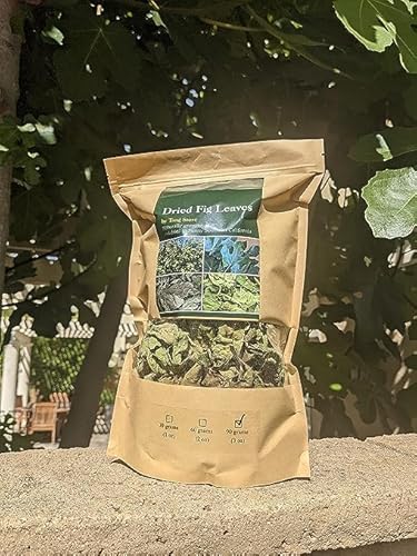 1 oz (30 grams) Organic Ficus carica leaves, Dried smashed Fig Leaves for Tea or infusion Package by Tang Store
