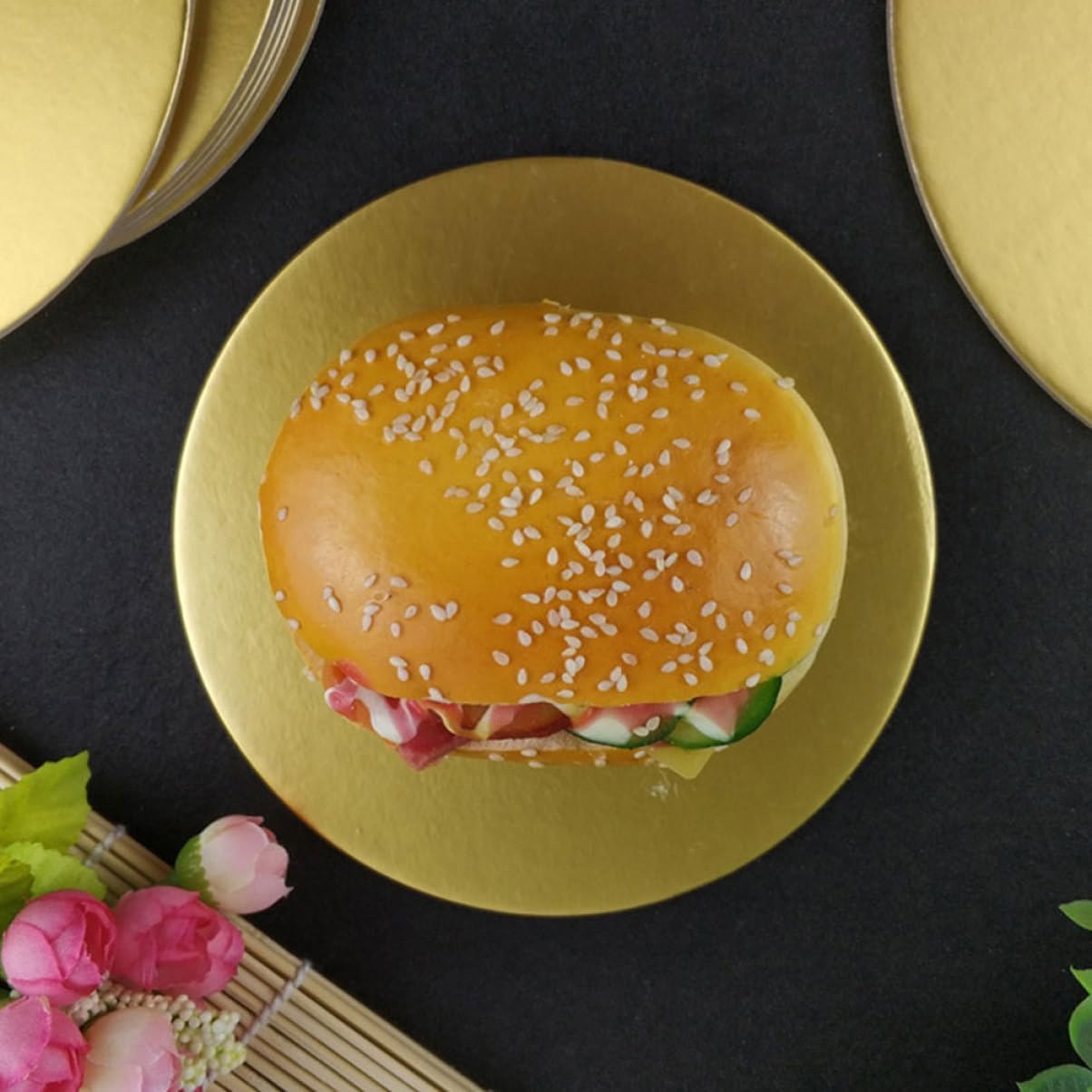 12pcs Thick Paper Cake Drums Corrugated Boards Bulk Cake Discs for Baking