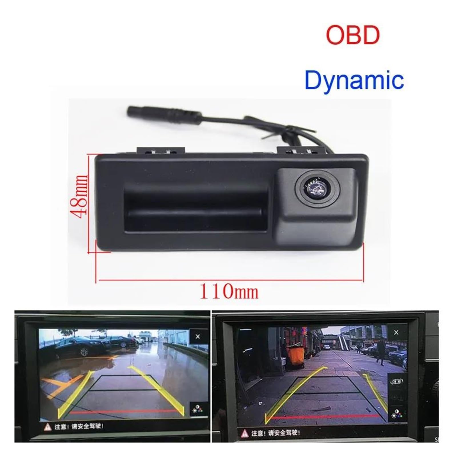 Marcha Atrás Cámara Cámara de visión Trasera dinámica Coche para A6L, A4L, A4, A5, S5, Q3, Q5, Q7