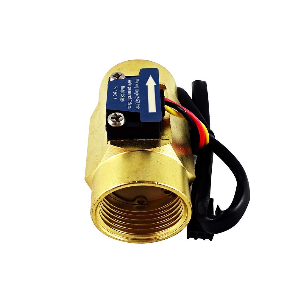 G1/2 flussimetro a turbina interruttore sensore Hall flusso d'acqua 1-25L/min misuratore di portata per controllo industriale circolazione di liquidi G1/2 flussimetro a turbina interruttore sensore Hall flusso d'acqua 1-25L/min misuratore di portata per controllo industriale circolazione di liquidi