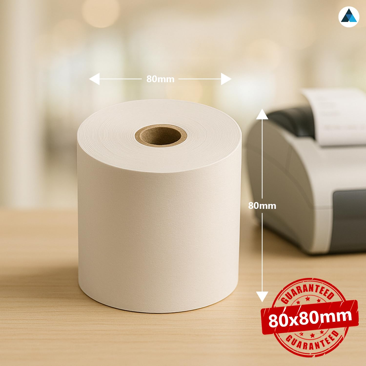 Amazon.com : Nationwide Paper 80 x 80 mm Premium Thermal Paper