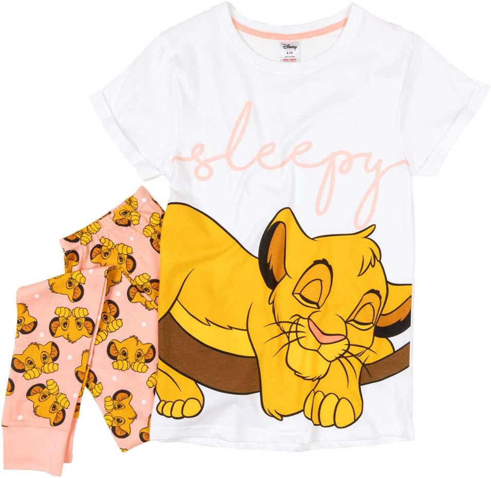 Womens Lion King Sleepy Simba Disney Pyjamas