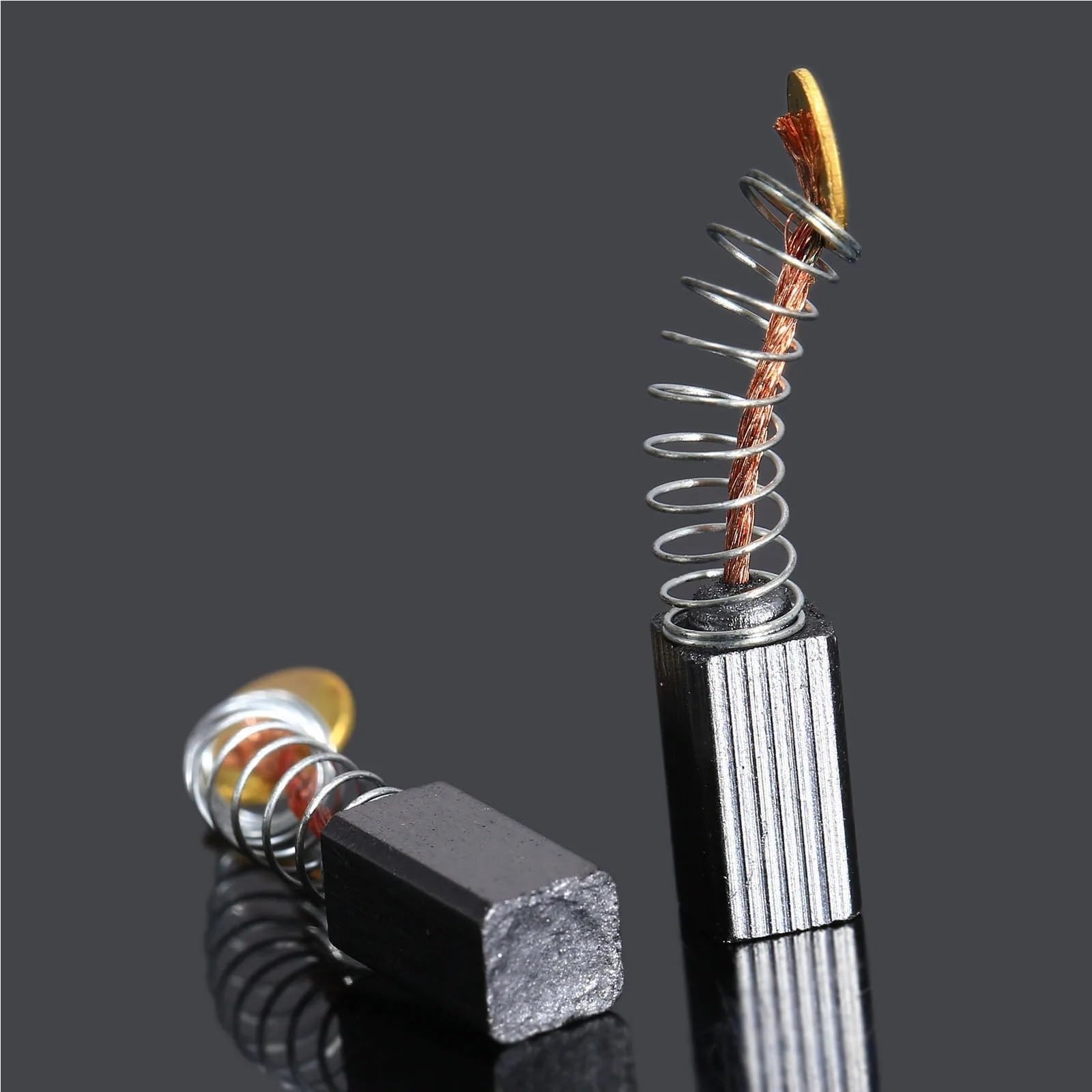 Wymiana szczotek węglowych 100 sztuk 5x5x9mm Mini wiertarka elektryczna wymiana młynka szczotki węglowe części zamienne do silników elektrycznych narzędzie obrotowe