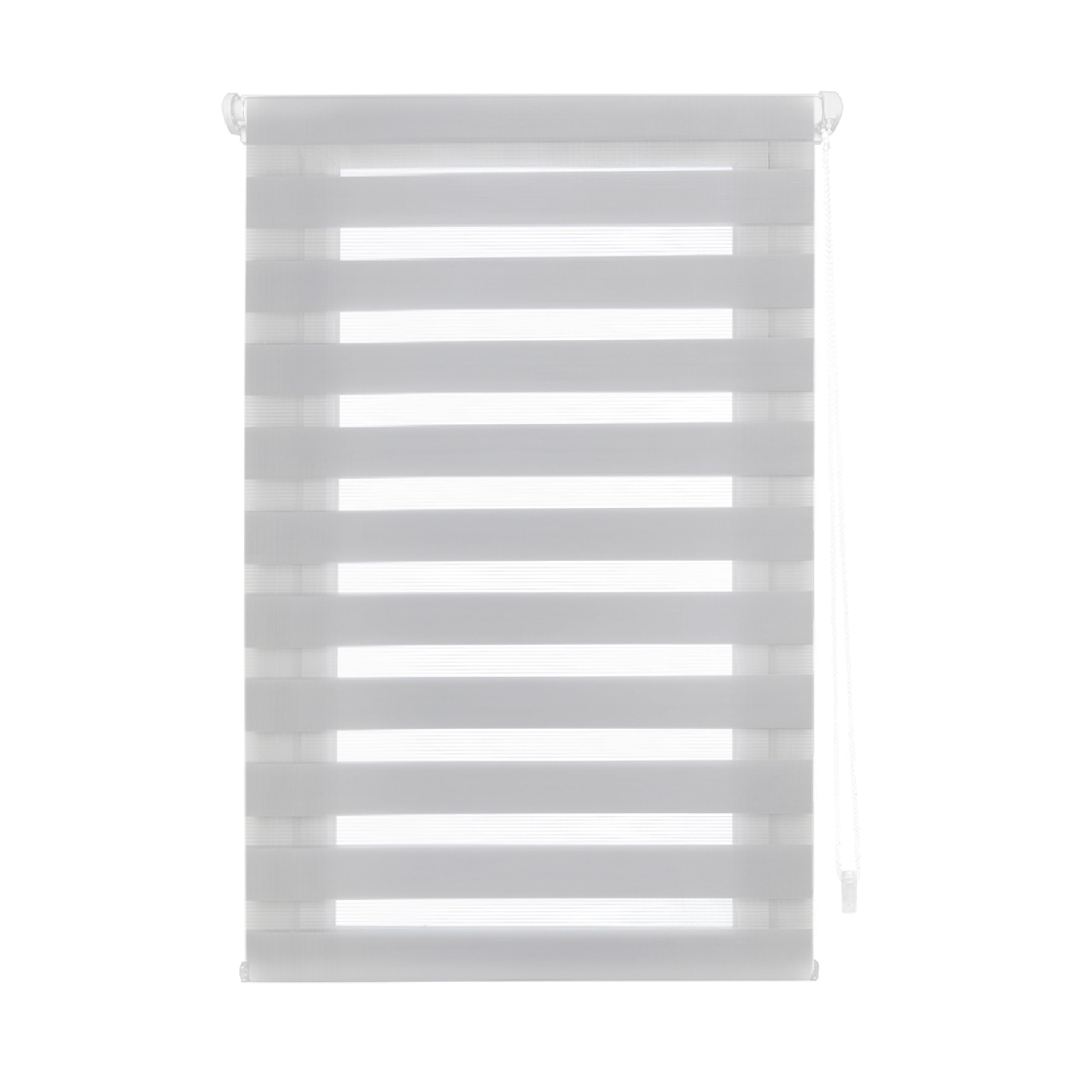 Blindecor - Indus doppelrollo klemmfix ohne bohren - duo rollo klemmfix Silbergrau - 70 x 150 cm (Breite x Länge) Stoffgröße 67 x 145 cm – Bild 2