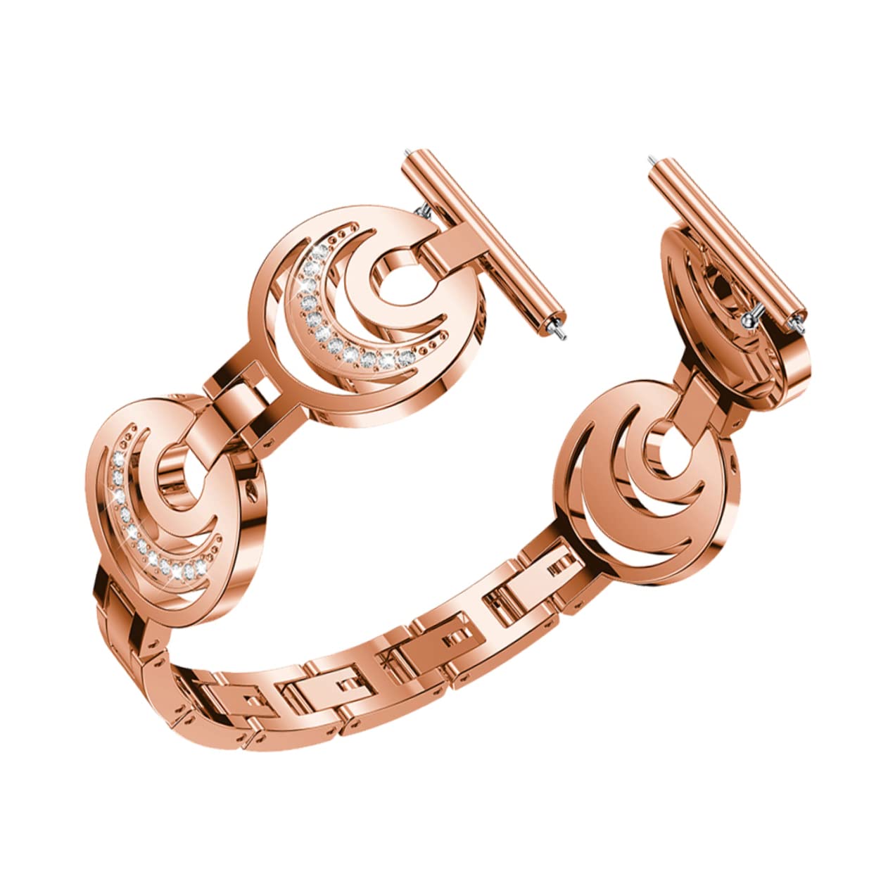 Housoutil Montre Bracelet De Remplacement 3 Pièces Bracelet De Montre En Cristal Bracelets De Bracelet De Bling Bracelet Bande De Intelligente Métal Accessoires
