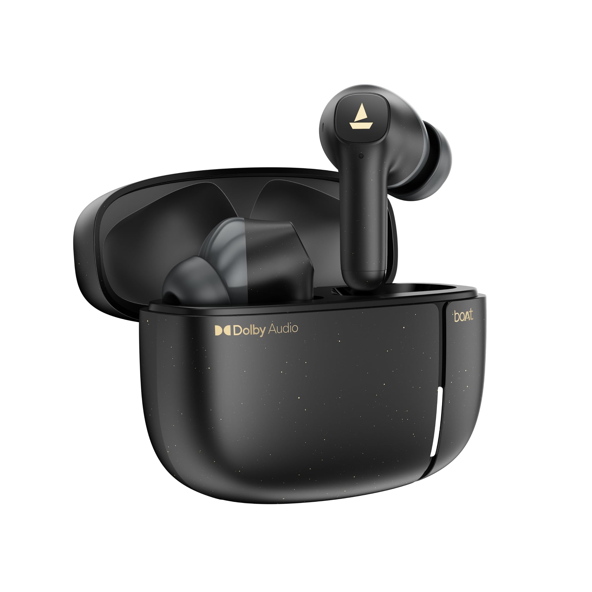 boAt Airdopes Prime 800D, Surround Sound by Dolby Audio, Up to 45H Battery, Quad Mic AI-ENx™, 11mm Drivers, ASAP™ Charge, In-Ear Detect,App Support Wireless Bluetooth TWS Earbuds with mic(Black Raven)-picture-16