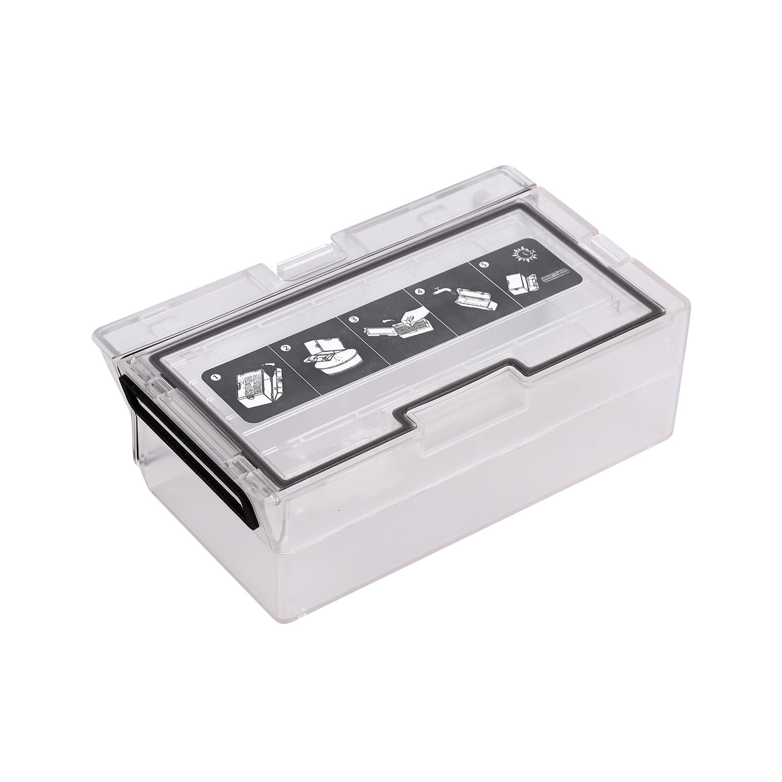 Jazuaiao Robotic Cleaner Replacement Part for Vacuuming Cleaner Accessories Box Spare Sweeper Bin Accessories