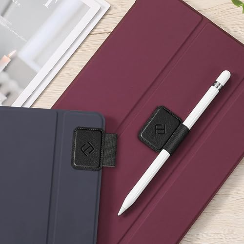 Miniatura 2 de Fintie Paquete de 4 soportes para lápiz Apple Pencil Pro, Apple Pencil (USB-C  1  2 generación) y lápices capacitivos, funda elástica de piel