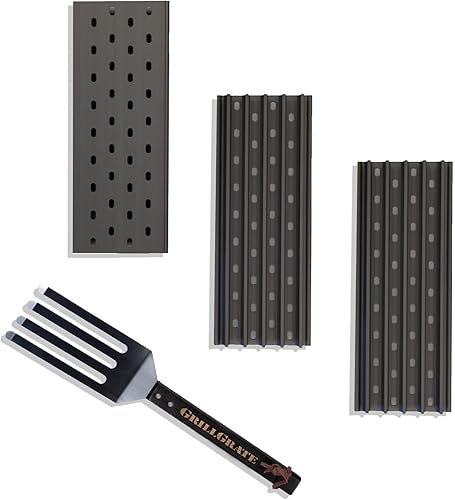 GrillGrate para Traeger Timberline 850 y 1300  Accesorios para parrilla Traeger  Rejillas de sellado para parrilla de pellets  Aluminio anodizado