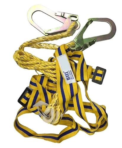 BOMBAY MS Industrial Safety Belt Harness ISI Certified – Ful...
