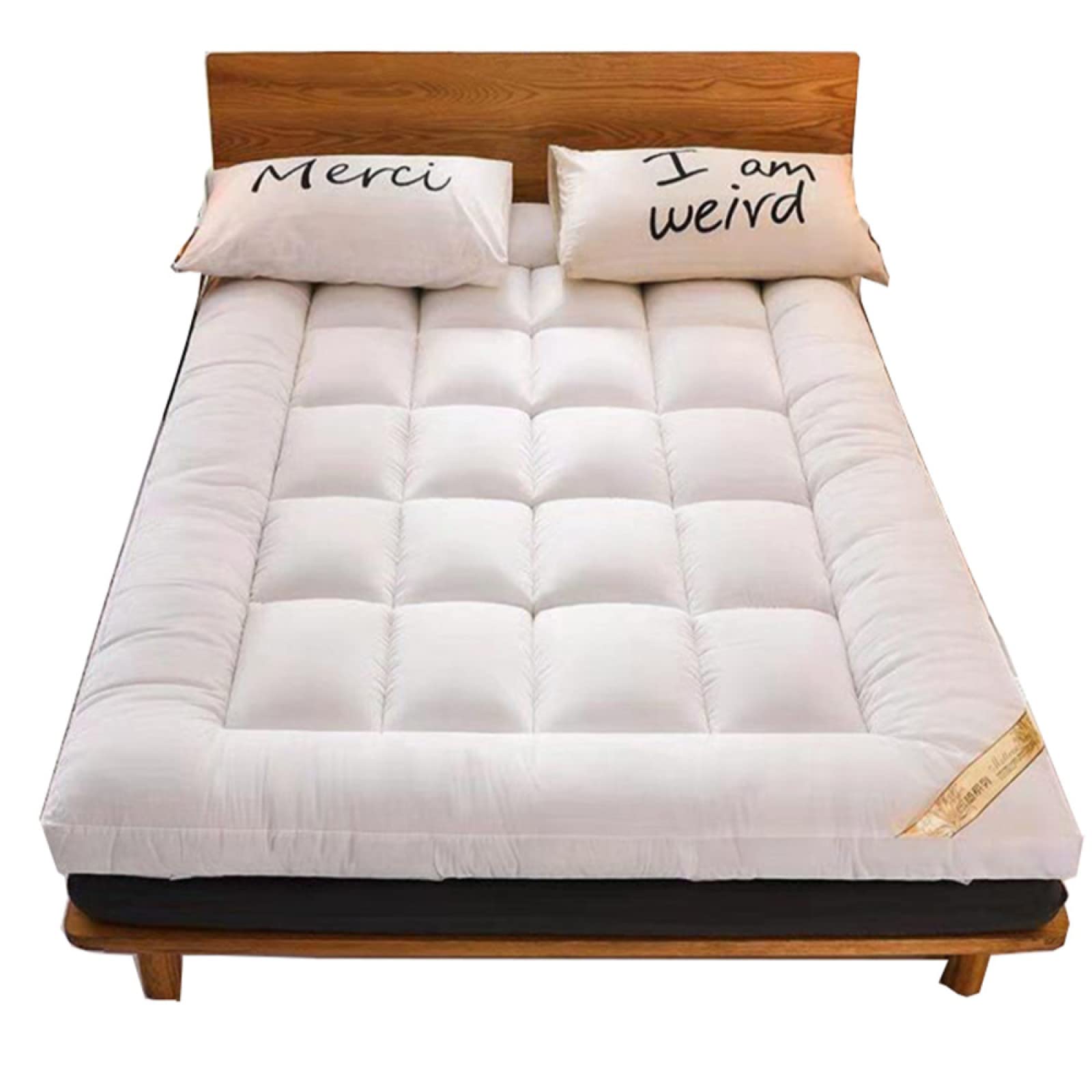 Matelas Futon Japonais Pliable 10cm - 120x200cm Gris, Pour Sol Ou Dortoir