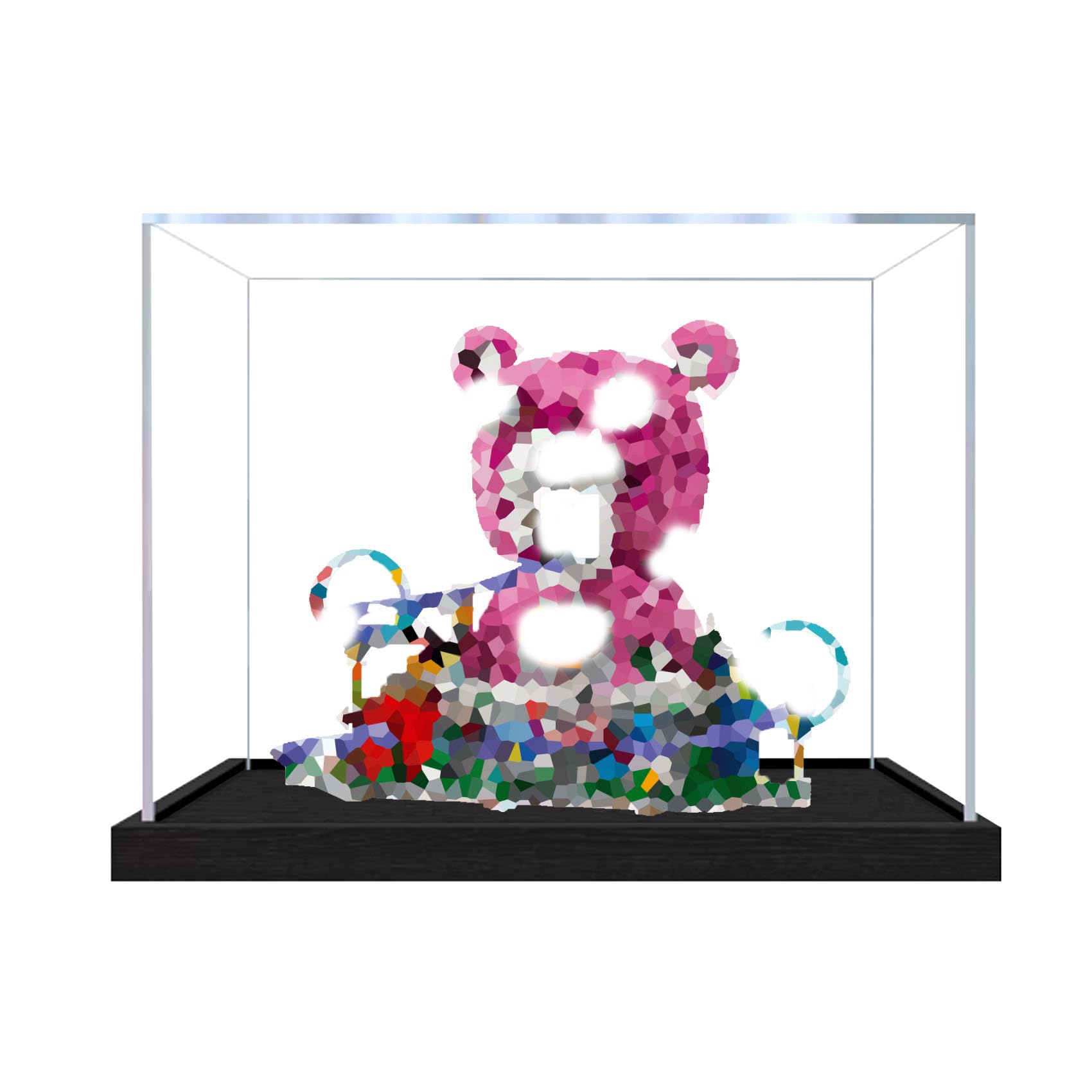Dustproof acrylic Display Case for Le-go 77082 Model (display box only) (StyleA 3mm)
