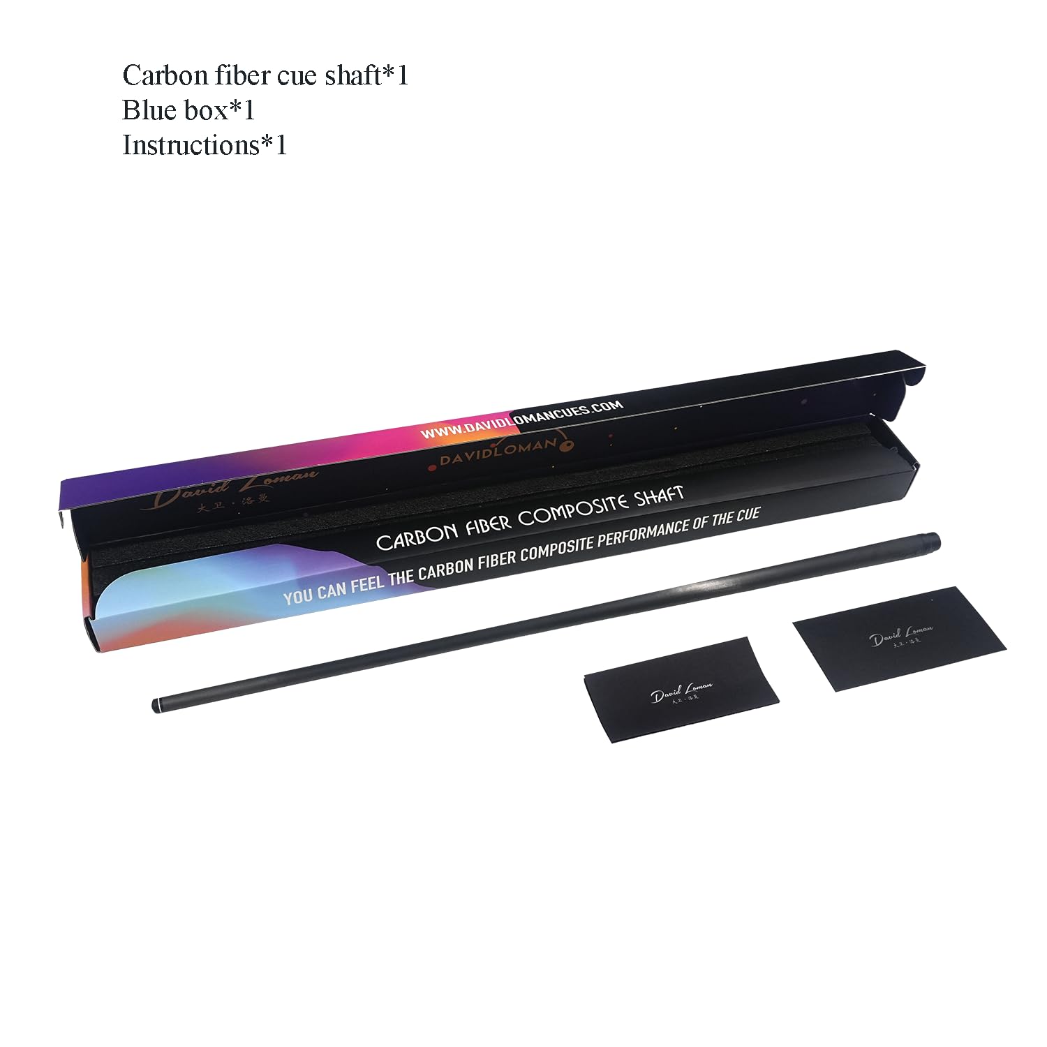 DAVID LOMAN Carbon SHAFT 3/8-11山 DAVID LOMAN Carbon SHAFT 3/8-11山