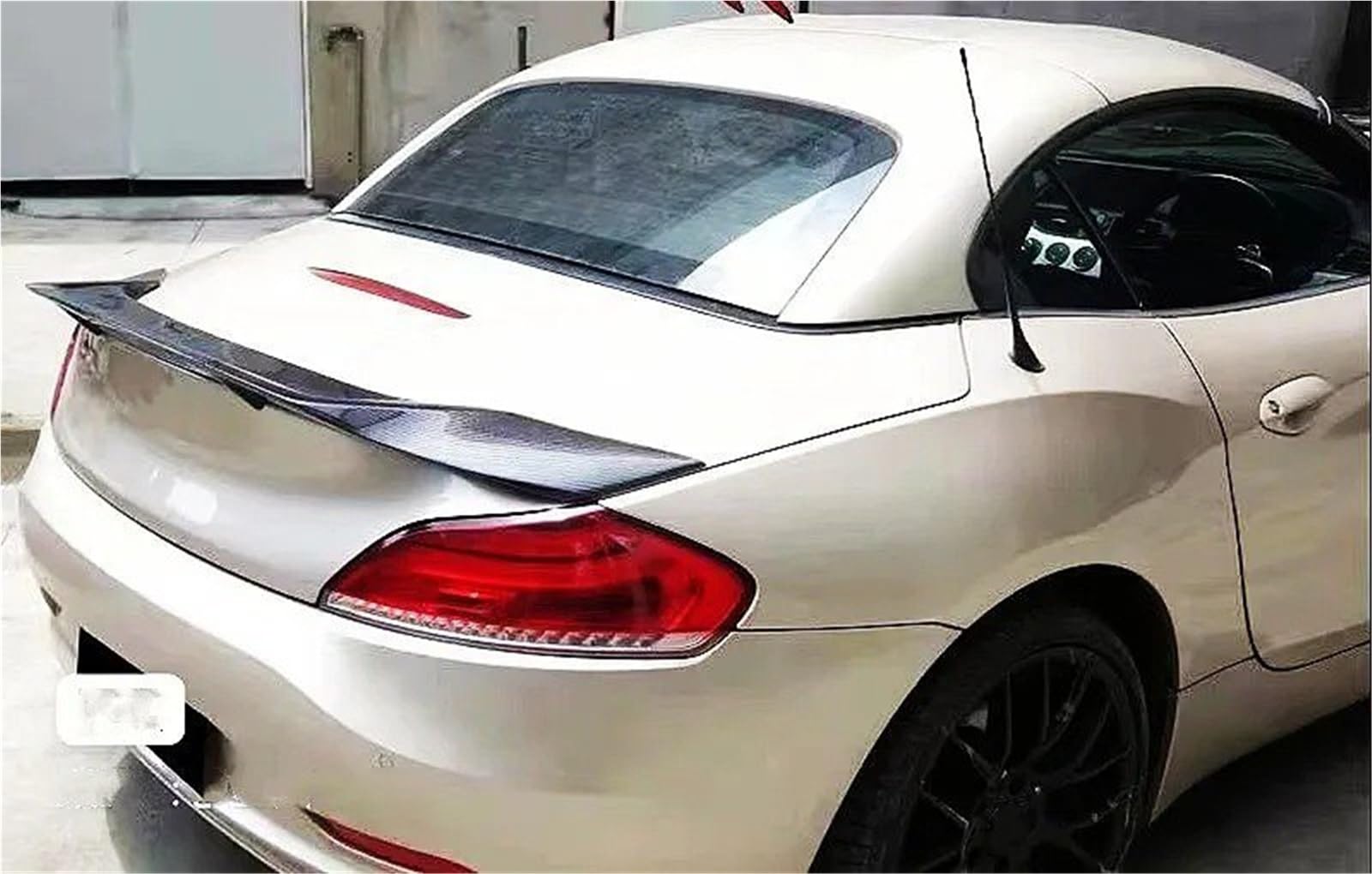 Dla B&MW Z4 E89 2009-2016 Skrzydło Na Klapie Lotka Tylny Spoiler Bagażnika Ozdobny Dodatek Do Samochodu Spojler Tylny Trunk Wing(Real Carbon Fibe)