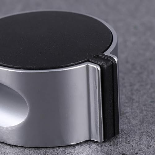 Miniatura 7 de Happyyami Botón de estufa de gas, 5 piezas, perilla de estufa de gas de metal, perillas de control de cocina de gas plateadas, adaptadores de