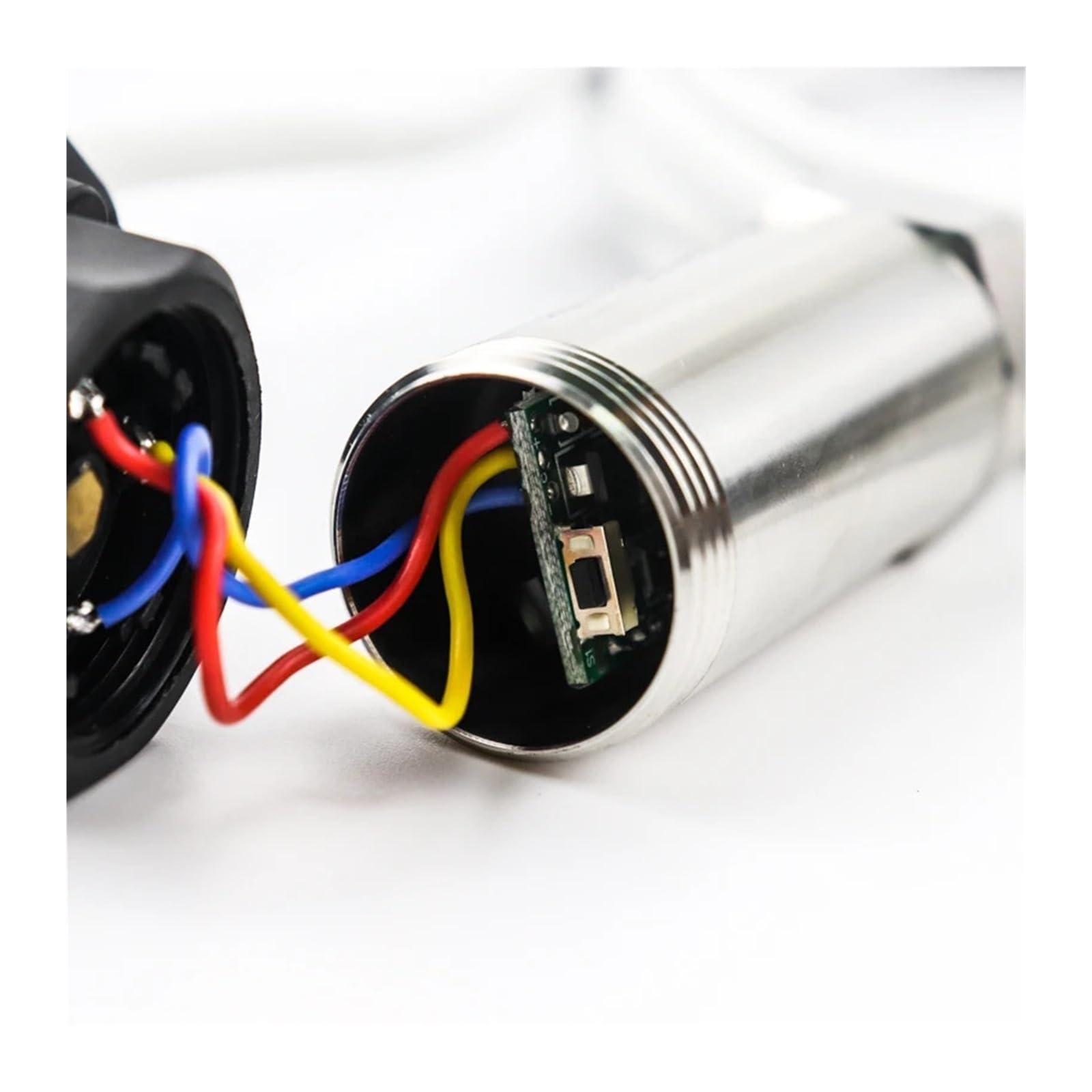 Sensor absoluto de 50 PSI, Sensor de presión de 0 a 5 V, alimentación de 24 V CC, 100 kPa, 1 Bar, 15 PSI absoluto, Conector Macho con Rosca G1/4 de Pulgada(Others)