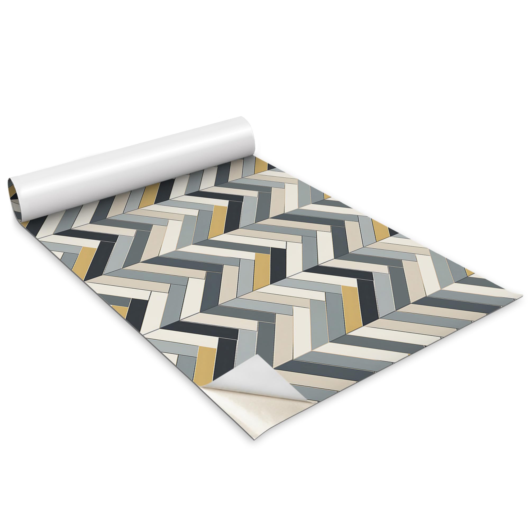 Papel pintado mate de espiga para cocina y dormitorio en formato 100x50