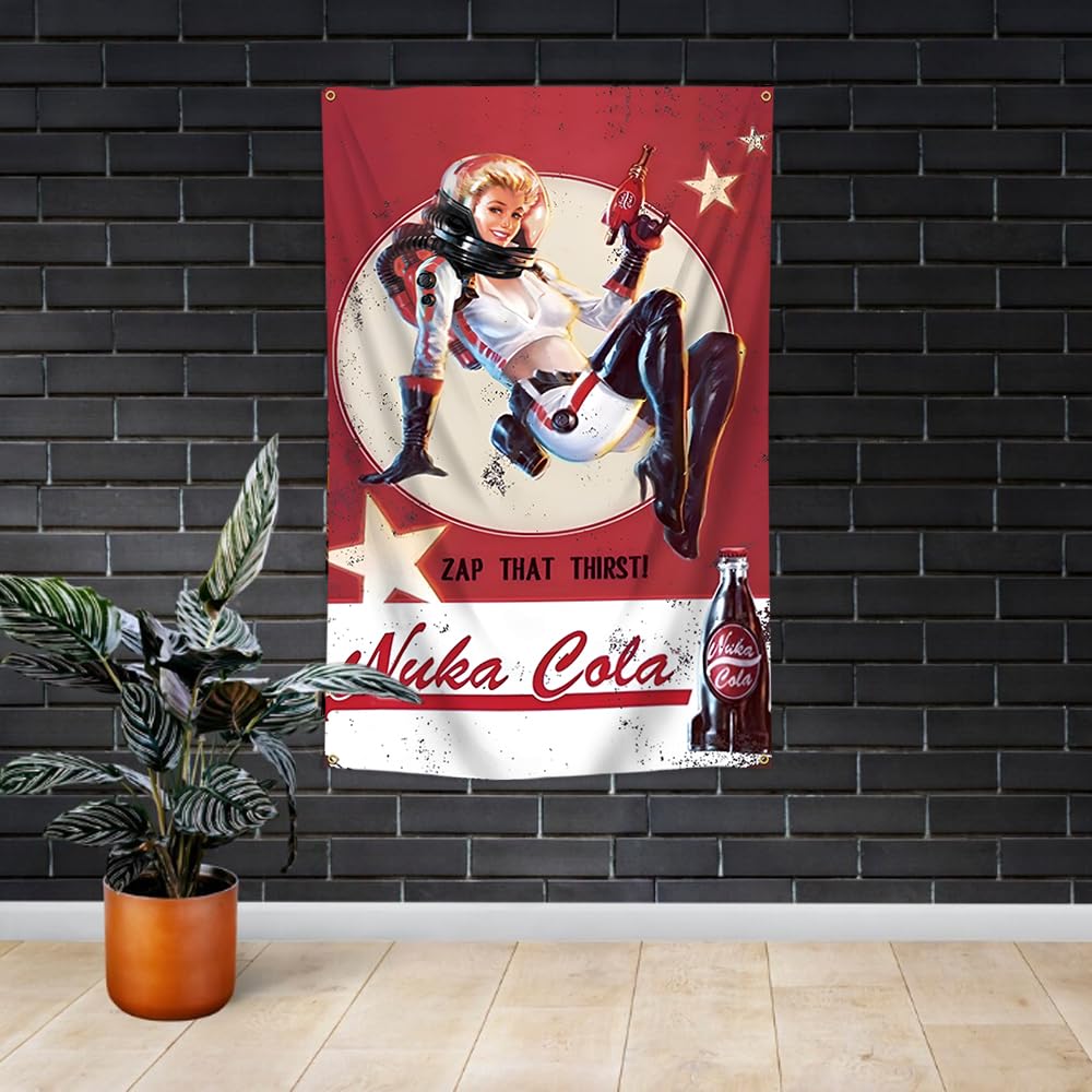 Amazon.com : DecrPlus Nuka Tapestry Cola Girl Vintage Game