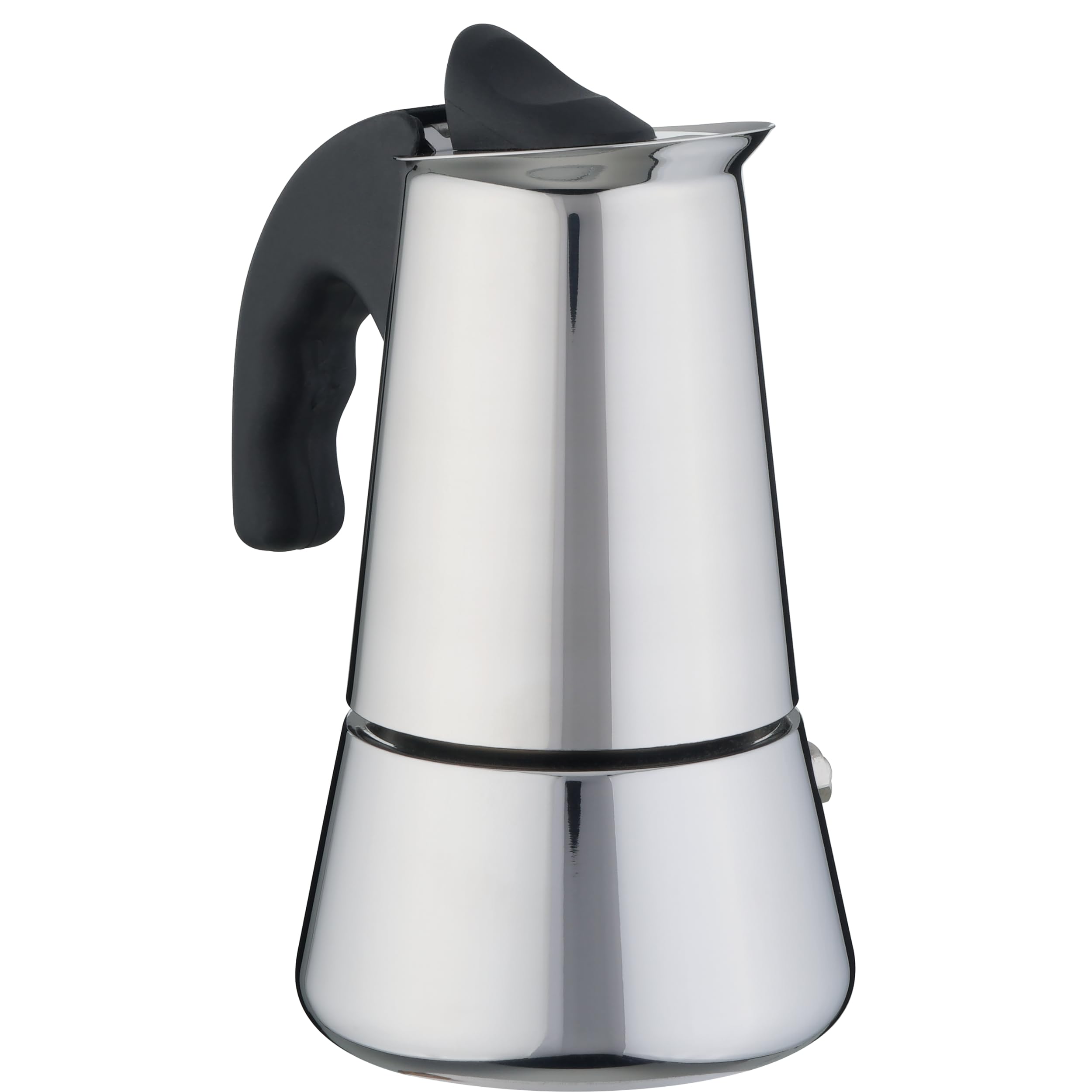 Forever 120244 'Miss Moka Prestige', Caffettiera Alluminio 6 Tazze, Verde - Foto 3