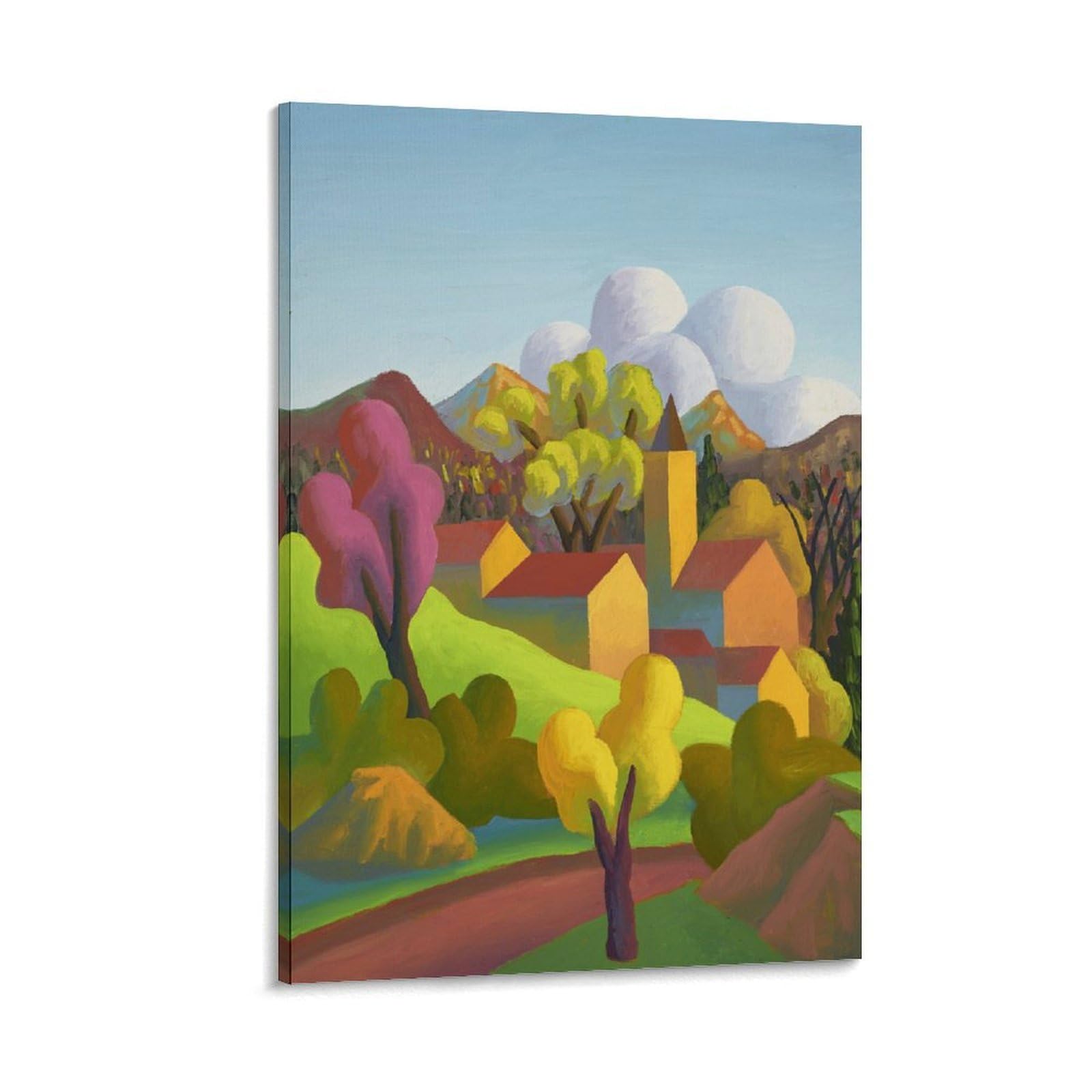 KLAGCBDF SALVO Untitled (3) Posters Wall Art Painting Canvas Prints Decor Poster Artworks 08x12inch(20x30cm)