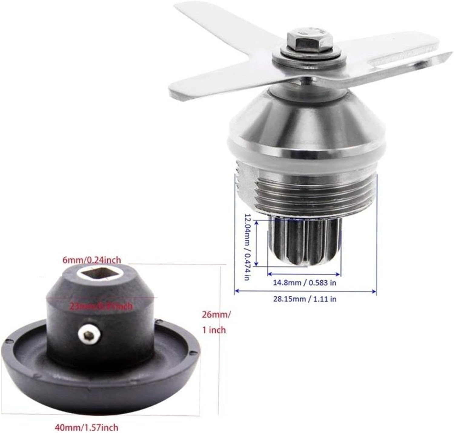 Stainless Steel Juicer Spare Part Blade For 767 Mixing Replacement Part Easy Cleaning Accessories 4XFB
