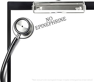 MaxStamp - Self-Inking No Epinephrine Stamp (Blue Ink)