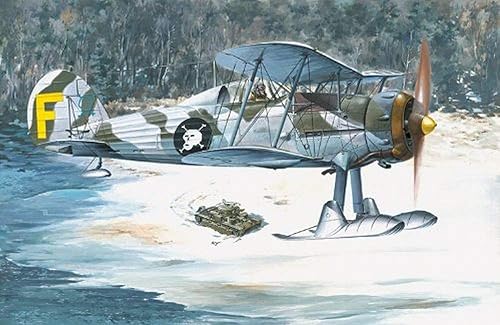 Roden Gloster Gladiator Mk.II British Biplane Fighter - Kit de modelo de avión