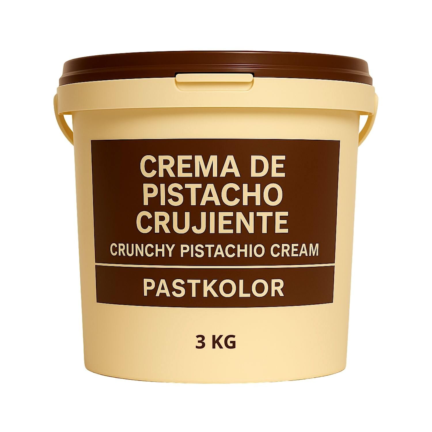 CREMA DE PISTACHO CRUNCHY PASTKOLOR - 3 KG