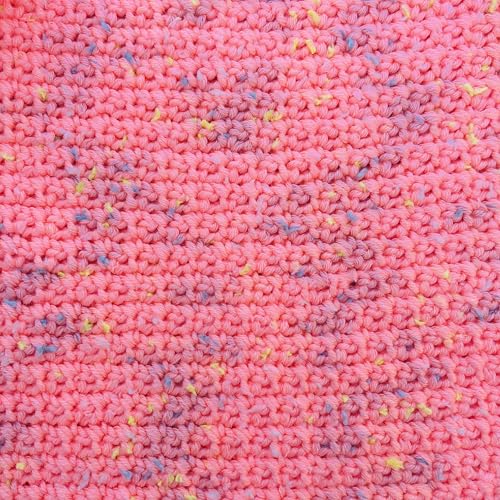 Image of Tweed Twinkles Soft Baby Yarn for Crocheting, 4-Pack (696Yds / 400G), Free Patterns - Acrylic Baby Blanket Knitting Yarn with Flecks - Size 3 DK Light Worsted Weight - Pastel Peach