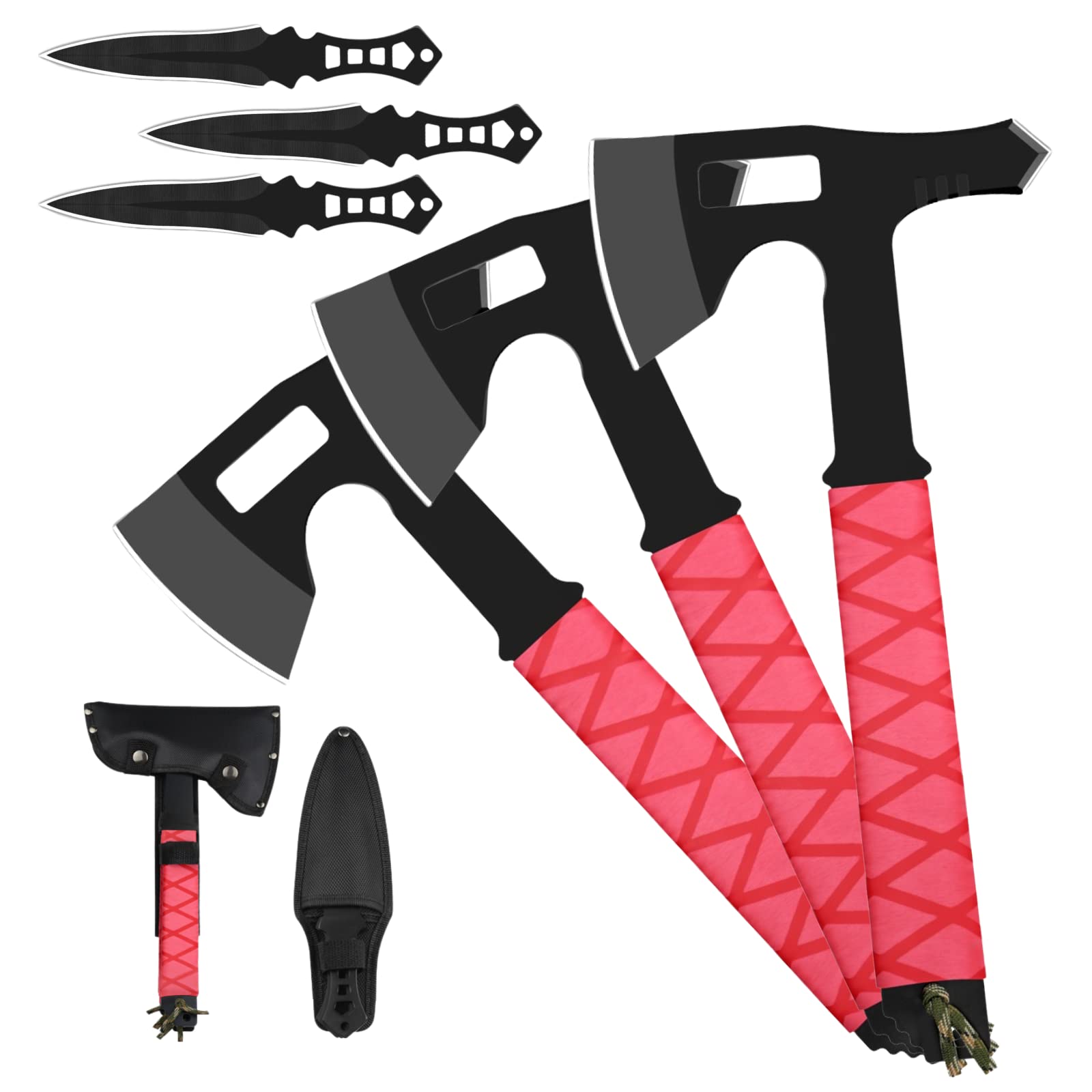 Buy ZENHOSIT Throwing Axes Set, One Piece Steel Throwing Tomahawk and