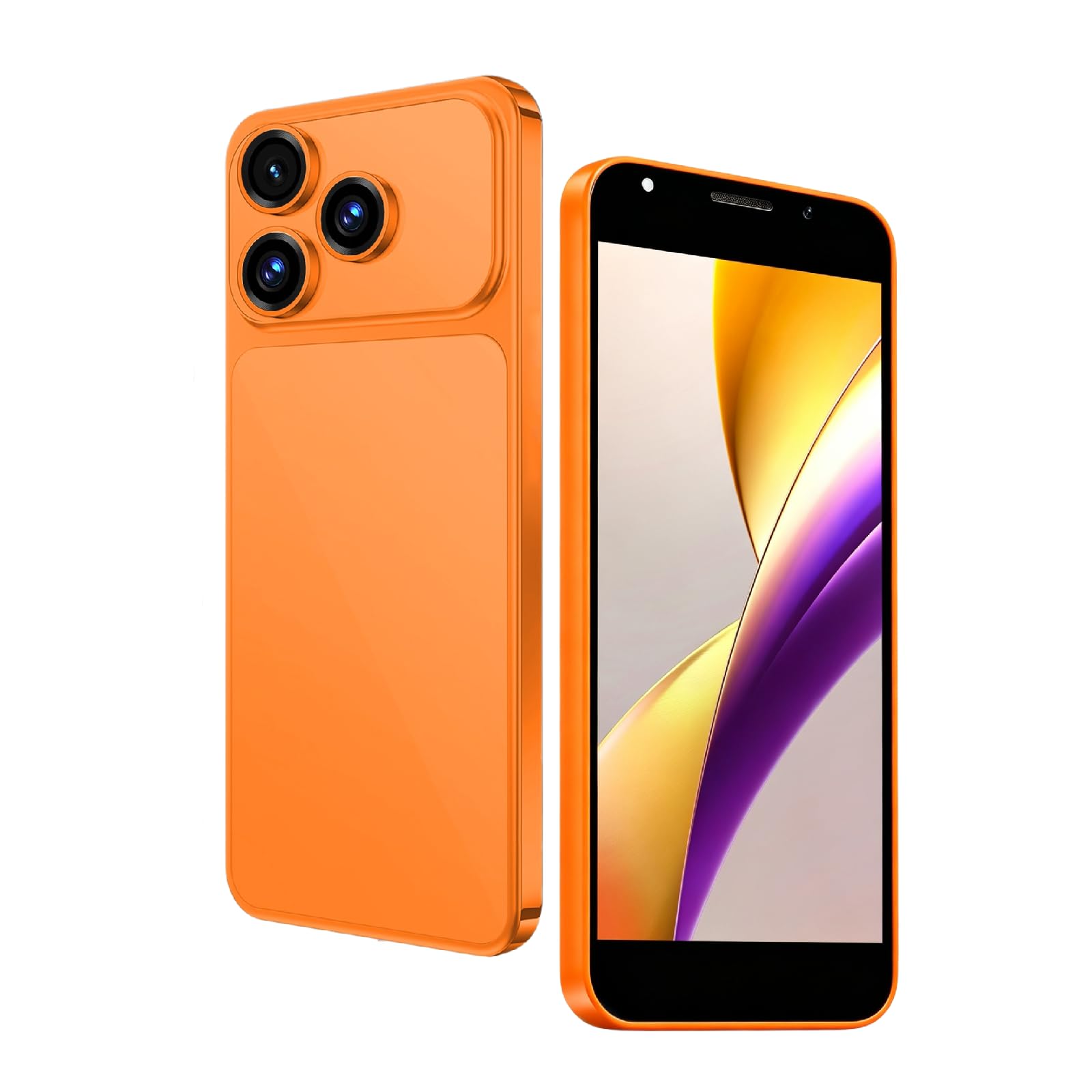 Sblocca telefono cellulare, schermo da 5,0 pollici, 2 GB RAM + 16 GB ROM/TF 128 GB, doppia fotocamera, supporta 4G LTE FDD TDD, doppia SIM card adatta per principianti. (oro)