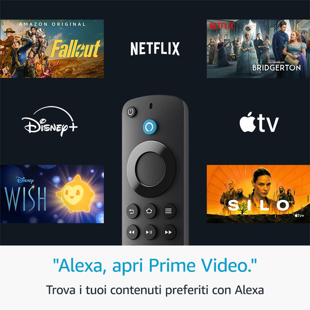 Telecomando vocale Alexa con comandi per la TV | Richiede un dispositivo Fire TV compatibile