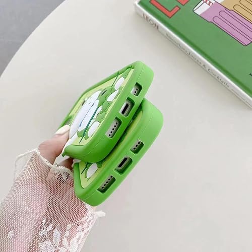Miniatura 4 de Funda para iPhone 11, funda de teléfono Kawaii con dibujos animados en 3D, de goma de silicona, a prueba de golpes, funda protectora para mujeres y