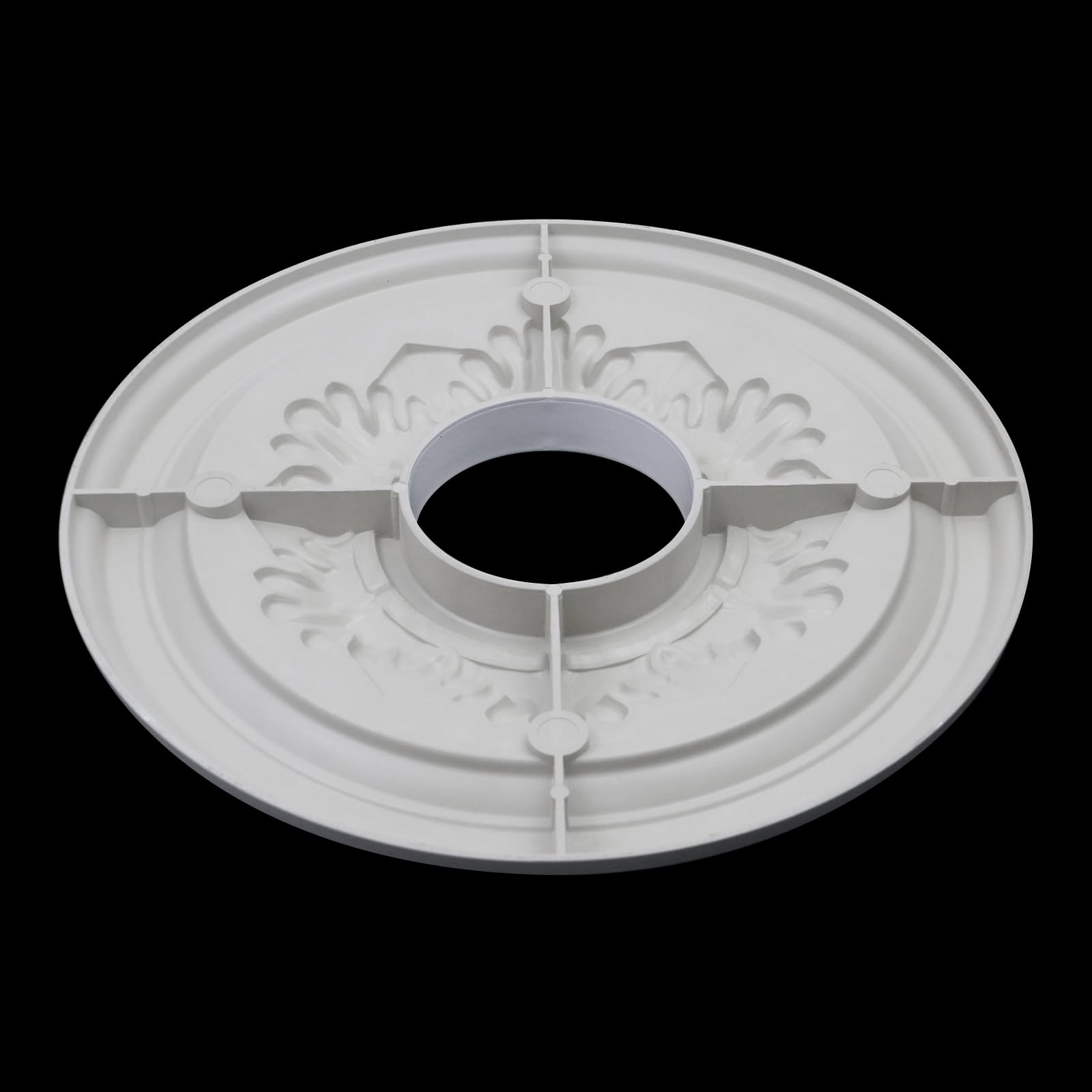 PYYAN-2 Pack PU Ceiling Medallion For Chandeliers, 12 Inch OD X 3.5 - View #8