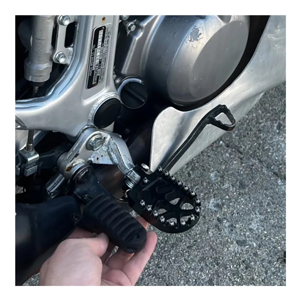 Motorrad Zubehör Fußstütze Pedal Für Honda Transalp 600 1987-1999 - CNC Aluminium CNC Aluminium Fußrasten