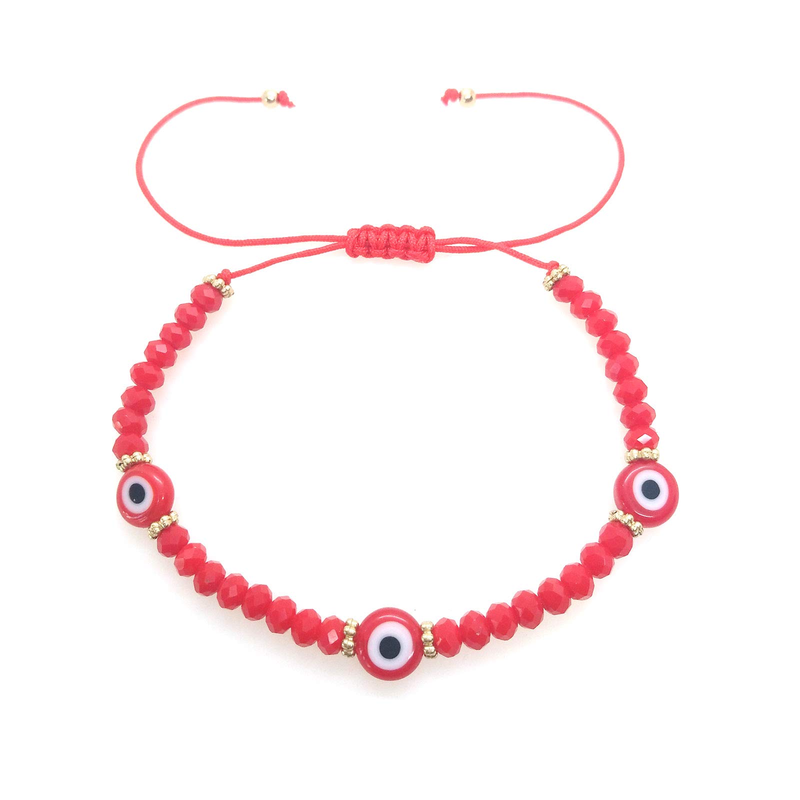 GOOKEY Adjustable Evil Eye Bracelet - Charm Bracelet for Women, The Great Gift for Women