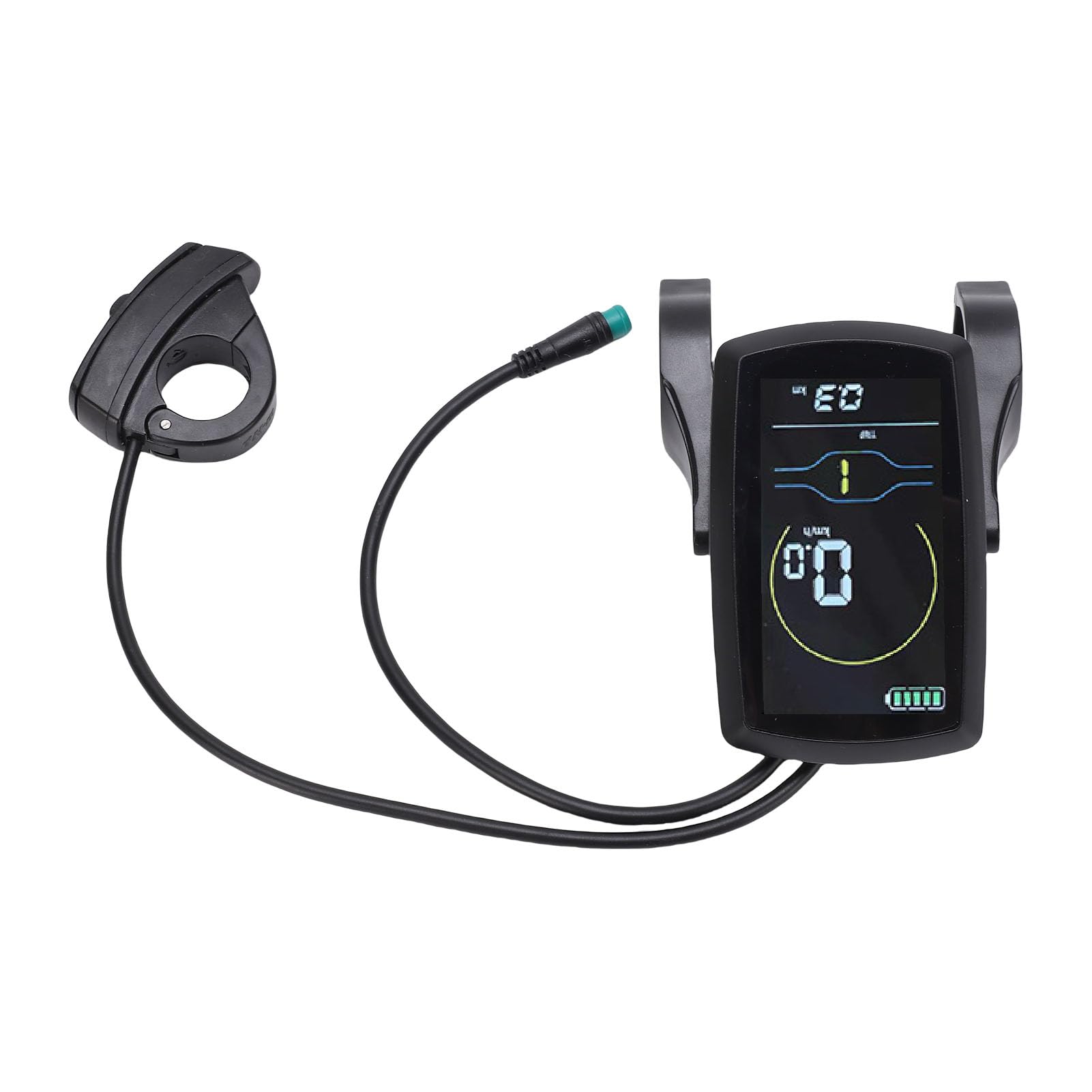 Cosiki Display LCD per Bici Elettrica, Contachilometri Tachimetro, Schermo per Bici Multifunzionale con Livello della Batteria e Regolazione della velocità, Ideale per la Sostituzione degli Schermi