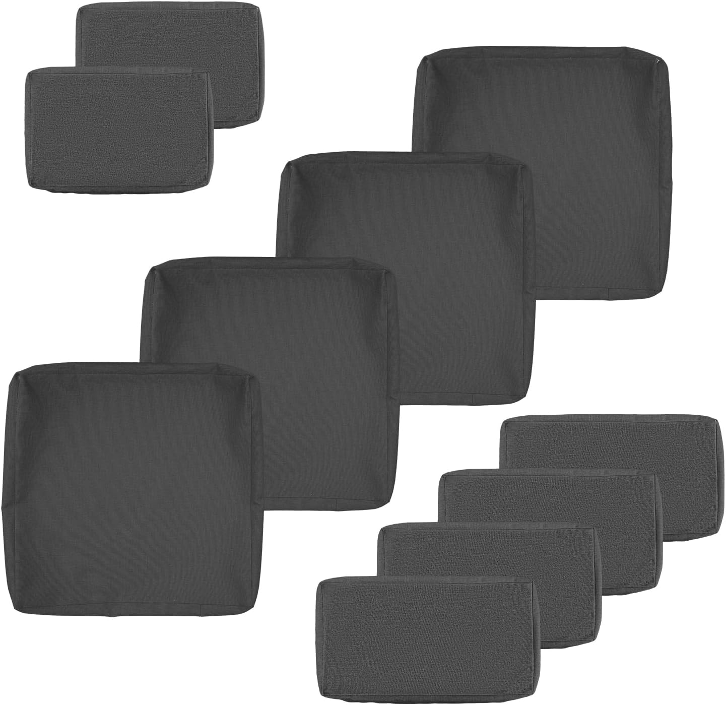 FINCATI Clearance 10 Pieces Outdoor Couch Cushion Covers