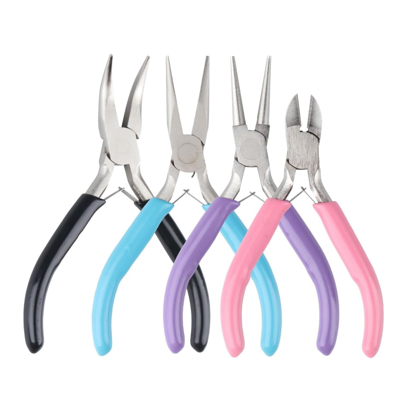 Jewelry Making Pliers Tools Set with Needle Nose Pliers, Round Nose Pliers,  Bent Nose Pliers, Wire Jewelry Pliers for Jewelry Craft Making Repair