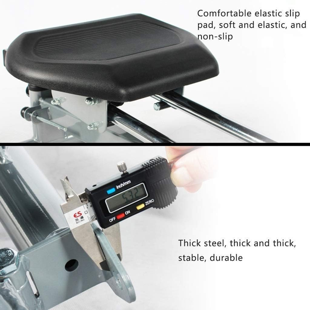 Foldable Abdominal Bench Sit-Up Exerciser Abdominal Twister Trainer Workout Equipment Machine Workout Home Gym with Rowing Machine