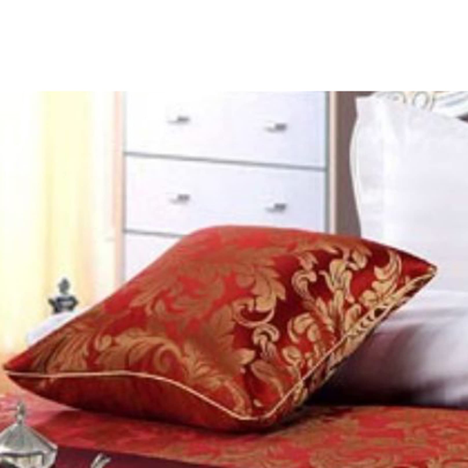 BiiKoon Pillow Cover 50X50cm Pack of 1, Square Pillowcases with Invisible Zipper Throw Cushion Cover Without Core for Bed Decoration, Living Room Sofa Bedroom Couch Chair