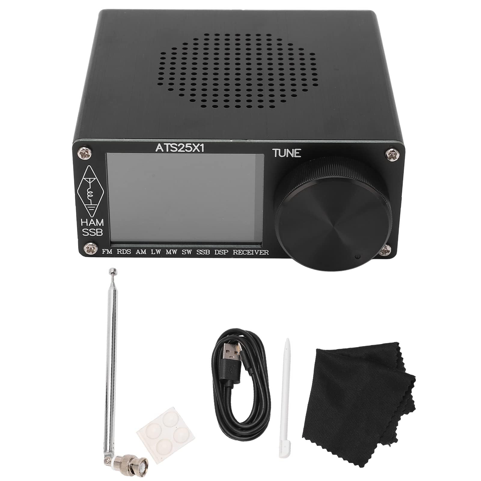 ATS25X1 DSP受信機　マルチバンドレシーバー Amazon.com: ATS25X1 Multiband Radio Receiver Aluminum Alloy