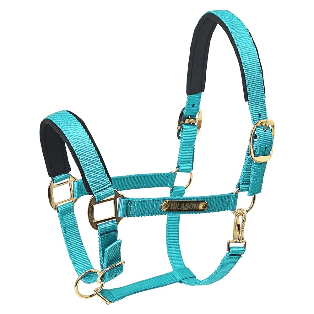 HILASON Western Safety Horse Halter Comfortable and Flexible | Nylon Halters Adjustable Cute